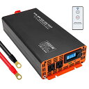インバーター 正弦波 24V 2000W インバーター DC 24VをAC 100Vに変換 3口出力ソケット×2、USBソケット× 送料 無料