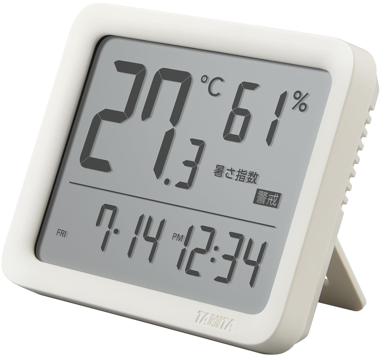 タニタTanita 温湿度計 目覚まし時計 温度湿度計 コンディションセンサー アイボリー TC421IV 送料　無料
