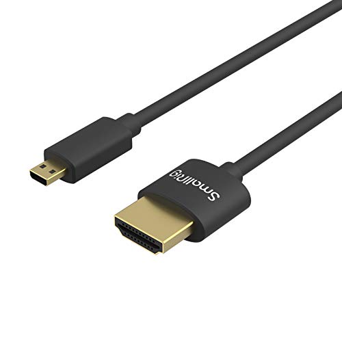 ハイスピードHDMI ケーブル 極細 プロビデオ用 Micro HDMI to Full HDMIケーブル 35cm3042 送料　無料