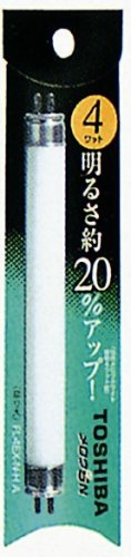 東芝TOSHIBA メロウ5 直管蛍光ランプ4W形 3波長形昼白色 FL4EXNH A 送料　無料