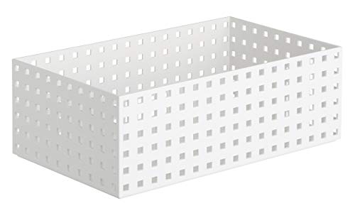 ライクイット likeit 収納ボックス キッチン 収納ケース ブリックス 350 ワイド L ホワイト 約幅35x奥21x高12. 送料　無料