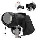 カメラレインカバー Sサイズ 丈夫なナイロン製レインコート DSLR ミラーレス Vlog カメラ & 200mm以内のレンズに対応 送料 無料