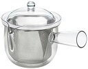 曙産業 ティーポット ステンレスメッシュ 急須タイプ L 横手 透明でお茶の出具合がよく見える プラスチック製で割れにくい 水切れが 送料 無料