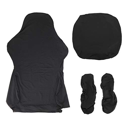 BTSKY オフィス コンピューター ゲームチェア スリップカバー 伸縮性のあるポリエステルカバー リクライニング用 レーシング 耐 送料 無料