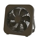 トップランド 卓上扇風機 デスクファン どこでもFAN DCモーター搭載 ボックスタイプ 2電源対応 AC/USB 「 スマホの充電も 送料 無料