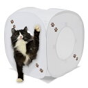猫壱 キャットプレイキューブ ホワイト 送料 無料