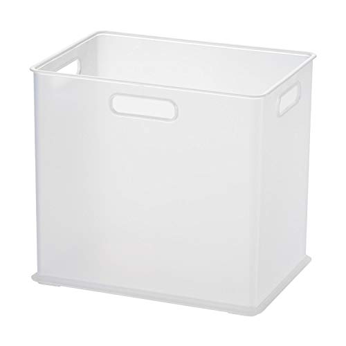 サンカ インボックス 「カラーボックスにぴったりフィット」する収納ボックス SDサイズ クリア 幅26.4×奥行19.2×高さ23.6 送料　無料