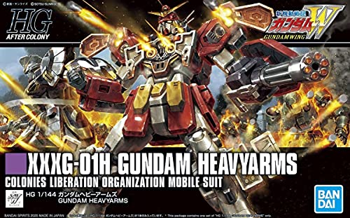 HGAC 新機動戦記ガンダムW ガンダムヘビーアームズ 1/144スケール 色分け済みプラモデル 送料 無料