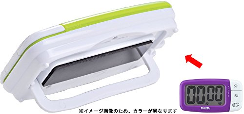 タニタTanita キッチン 勉強 学習 タイマー マグネット付き 大画面 100分 パープル...