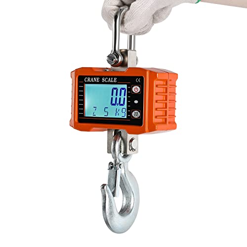 吊りはかり クレーンスケール 1000kg デジタル吊り下げ秤 埠頭 屠殺場 農場 工場 コンパクト 日本語マニュアル付き 電池別売 送料 無料