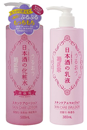 菊正宗 日本酒の化粧水高保湿タイプ500ml+乳液380ml