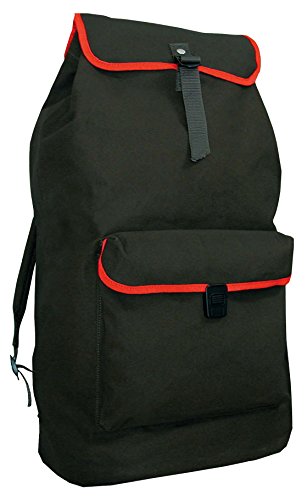 純綿帆布 山菜 レジャーリュック 大 TS03 ブラック 送料　無料