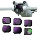 NDフィルターセット DJI Mini 3 Proに対応 ニュートラルデンシティフィルター ドローンレンズアクセサリー 軽量プラスチ 送料 無料