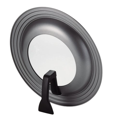 パール金属 ガラス窓付 立つ フライパン 鍋 蓋 24~28cm 用 シリコン 加工 スタンディング パンカバー オイルマスター H7 送料 無料