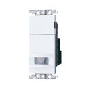 パナソニックPanasonic 壁取付熱線センサ付自動スイッチ 子器 ホワイト WTK1911WK 送料 無料