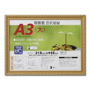 大仙 額縁 賞状額 金消 R A3大 樹脂製 シュリンクパック J045B3400 送料 無料