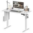 電動 昇降式デスク スタンディングデスク 幅120cm 耐荷重70kg メモリー機能 USB充電可能 障害物検知 ケーブルトレー 無 送料 無料