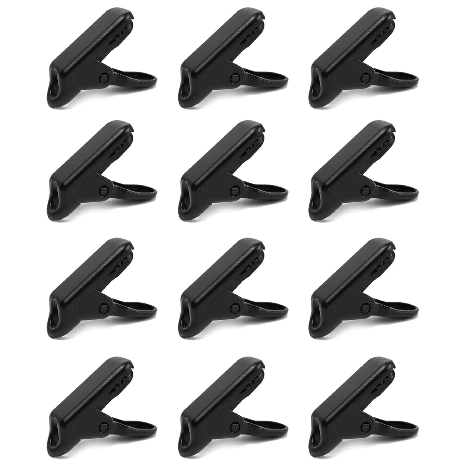 インダストリアル・01 ブラック 12個 3.3cmx1cmx1.3cm OS2106・・Color:01 ブラック 12個・?素材高強度のプラスチック製で、軽量で持ち運びやすい、丈夫で耐久性があります。特に歯のあるアリゲーター型は、ずっと...