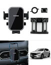 ist マツダ X5 KF系 X8 KG系 専用 スマホ ホルダー 携帯 ホルダー スマホスタンド ワンタッチ 鏡面 片手操作 360度回転 車