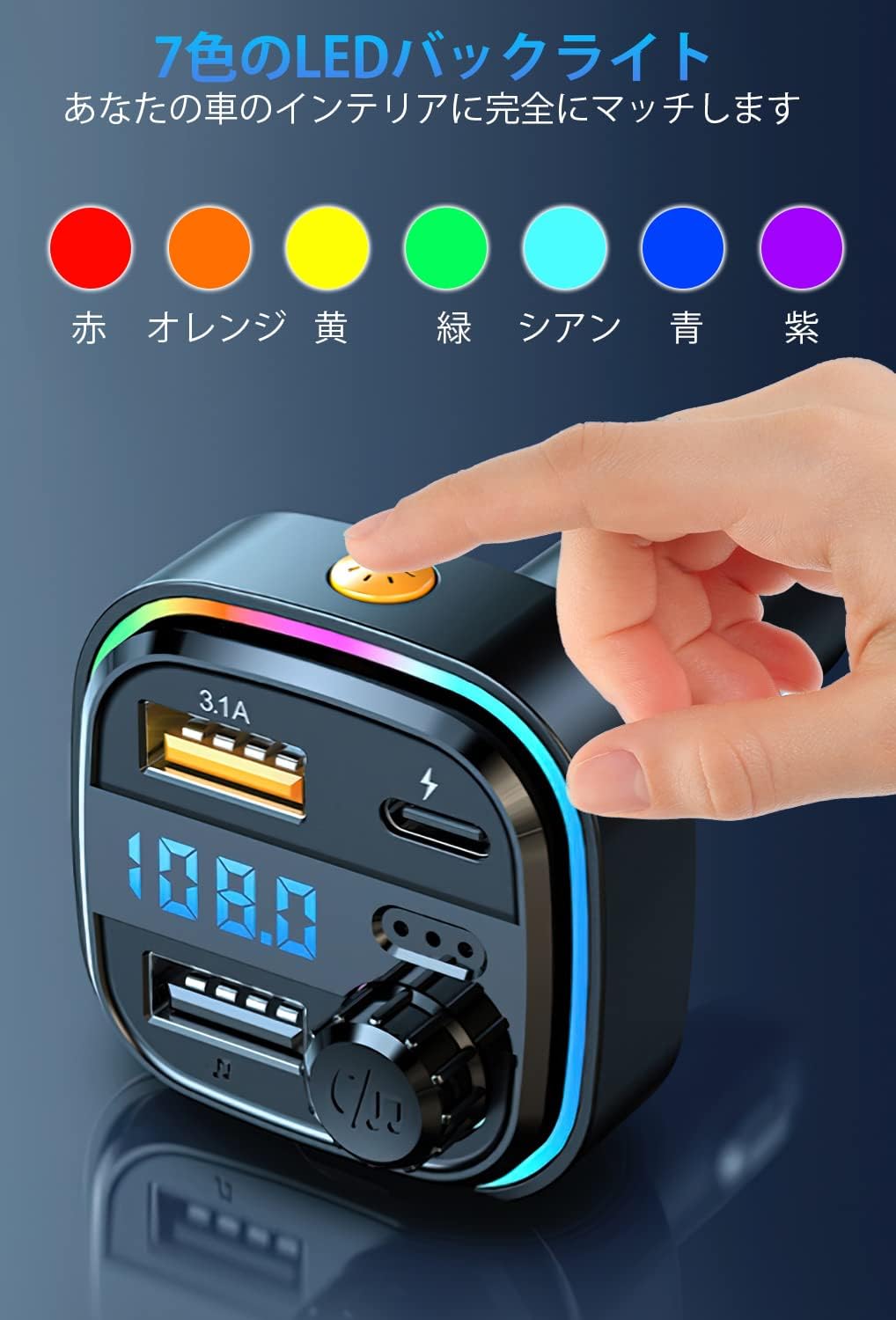 FM�ȥ�󥹥ߥå��� �ֺܽ��Ŵ� 03�ʲ���ǥ�Betooth5.0 B�ݡ��� �ǥ����ץ쥤 �ϥ󥺥ե꡼���� B���� �֥롼�ȥ����� ���ں�