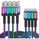 B ype ケーブル 1.8 4本*4色 3A急速充電 Q3.0対応 タイプc充電ケーブル 高耐久 ナイロン B A to B ケーブル i