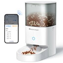 rnpet 自動給餌器 猫 中小型犬用 スマホ アプリ 食事 スマートペットフィーダー フード ドライ 30日鮮度長持ち et Feed 操作