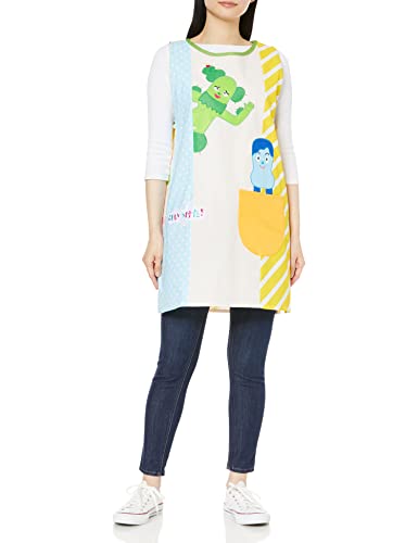 みぃつけた! エプロン レディース 保育士 NHK みぃつけたフレンズ キャラクター 可愛い 大人用 ラン型 保育園 幼稚園 66500140