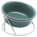 HeGeed 猫 食器 300l 陶器製 15度の傾斜猫用フードボウル食べやすい取り外し式 頸椎を保護する 犬 食器 餌入れ 水入れ ペット食器