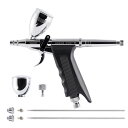 Gaahli エアブラシダブルアクション トリガータイプ Advanced ies GHAD68 自定心挿入式ノズル構造 ノズル口径0.38 &