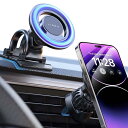 04最新&安定性拔群 asafe 車載 マグセーフスマホホルダー 車 マグネット 車載スマホホルダー asafe 車スタンド 片手操作 エアコン(2)