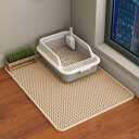 猫用トイレマット 猫砂取りマット 60x45M/75x55M/90x60M/116x66M 複数サイズ 猫マット 猫砂マット 飛び散り防止マッ