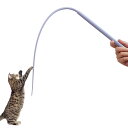 猫 おもちゃ ネズミのしっぽ シリコン製 猫の杖 柔らかい 猫用おもちゃ 釣り竿 ねこじゃらし 取外し可能の尾 運動不足 ストレス解消 猫遊び