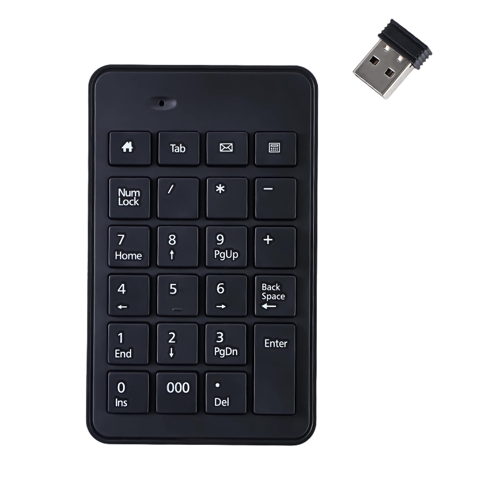 テンキー.4G ワイヤレステンキー 非連動テンキー ワイヤレス レシーバー付属 bキー付 3キー 薄型 持ち運び便利 5000万回高耐久 多機種