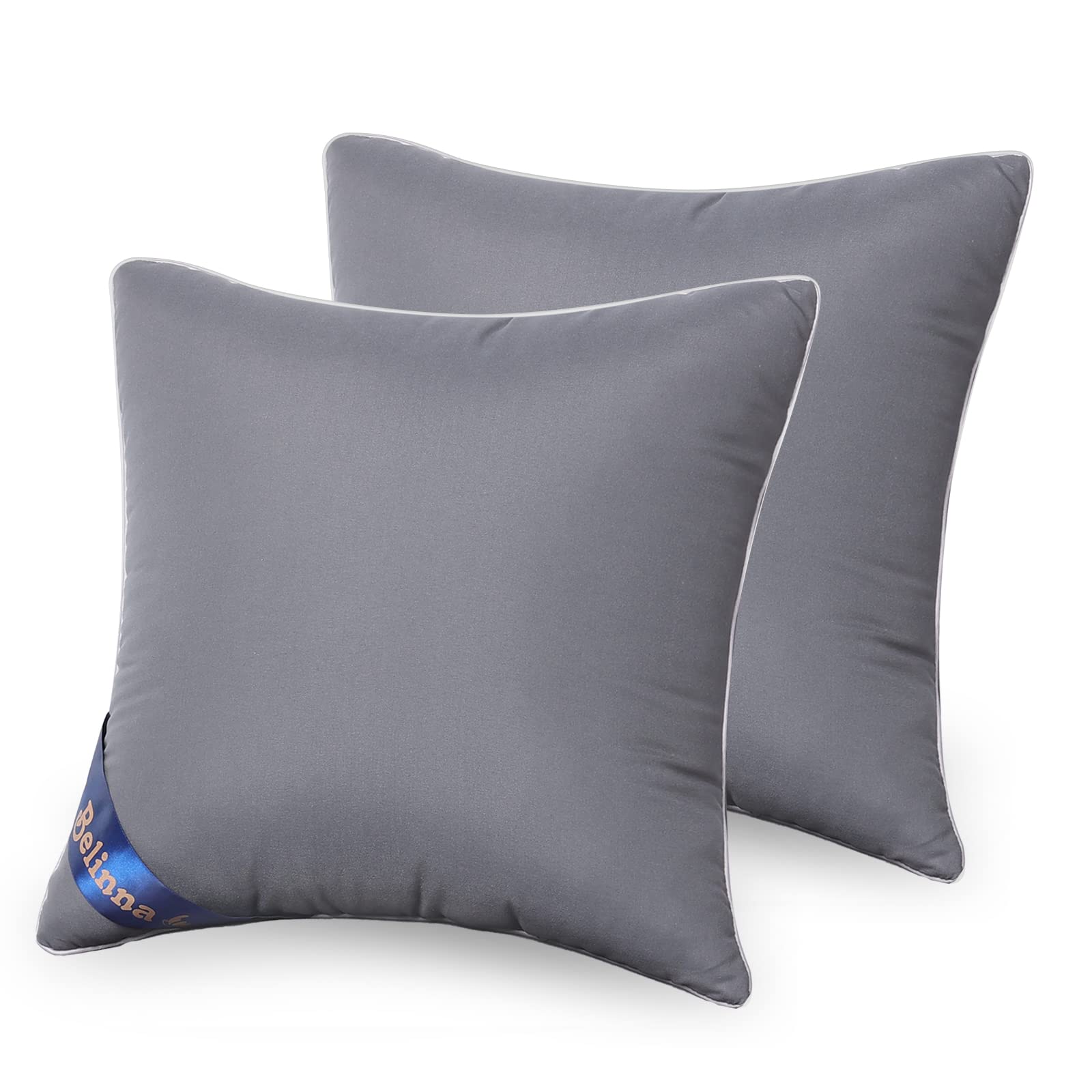 Rakuten - linna クッション中身 45x45c*（他のサイズもある）厚い 潰れない 二個セット cshion 背もたれ ソファークッション ヌードクッ
