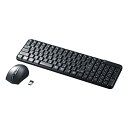 サンワサプライ マウス付きワイヤレスキーボード ブラック KBW5EBK