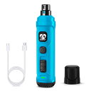 asfy犬爪切り電動ー つのライト付き 新バージョン スピード 強力な電動ペット用爪切り プロフェッショナル 静かで痛みのない足のグルーミング