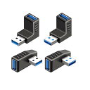 B コネクタ 直角 アダプタ 右向き/左向き/上向き/下向き B 3.0 アダプタ 90度 型 ype A タイプa オス?タイプa メス 方