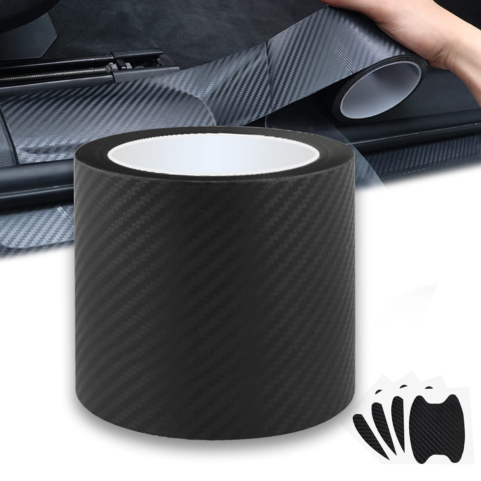 AUOYUZU 10M*5M 車用ドアフィルム プロテクターフィルム プロテクションフィルム ボディ保護フィルム サイドステップガード スカッフ