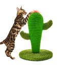 FX サボテン 猫 爪研ぎ 猫 つめとぎ ポール 天然サイザル麻 可愛いインテリア 安定 長持ち 組み立て簡単