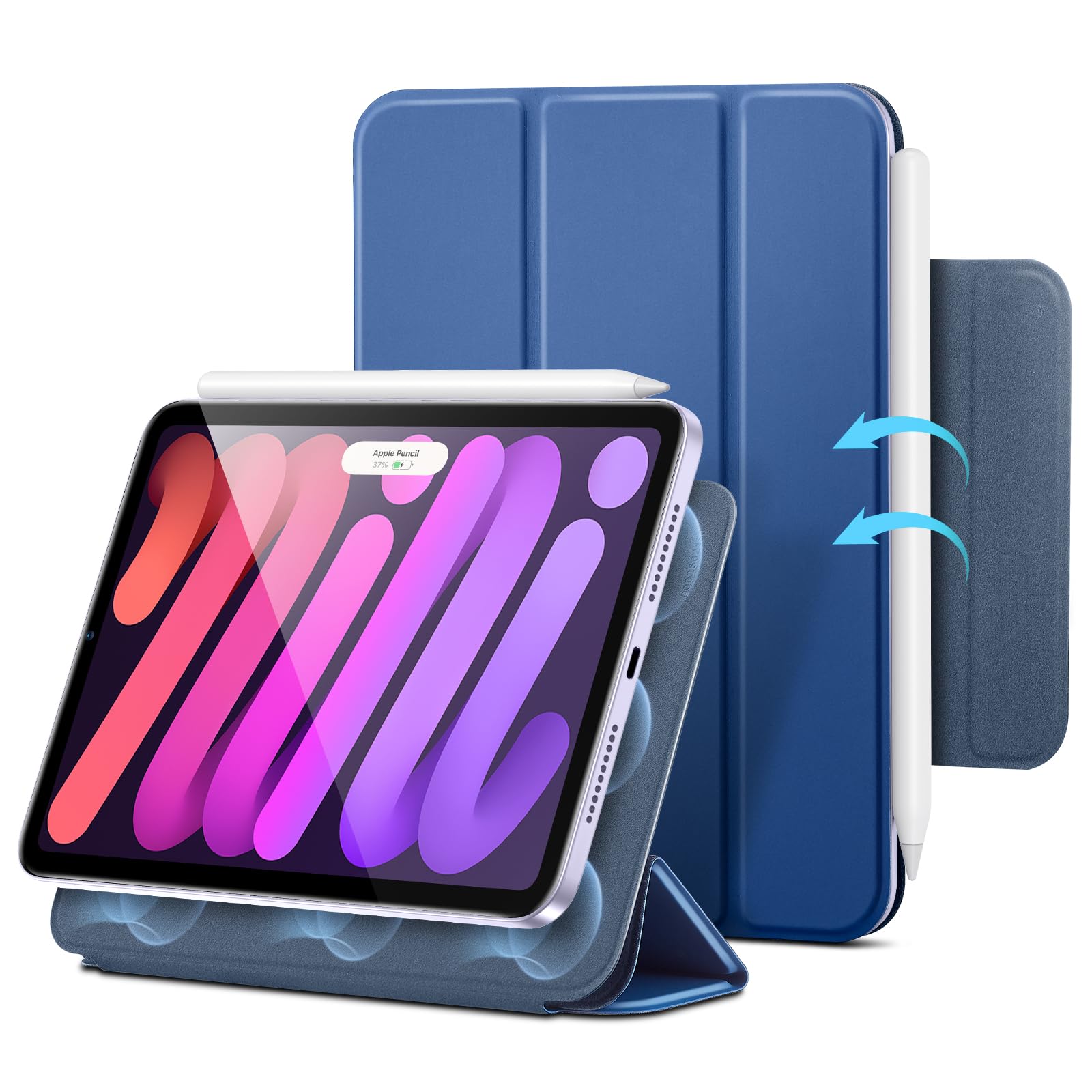 ER iad ini6 ケース 01 マグネットケース iad ini6 カバー 8.3インチ 01モデル 強力磁気吸着 オートスリープ/ウェイ