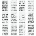 E 1枚セット ステンシルシート アルファベット 数字 テンプレート 種類が多い ステンシルプレート 製図ステンシル 描画ステンシルプレート メ