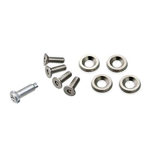 カーメイトARMAE 車用 ナンバープレート セキュリティボルト フラット 4