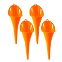 tisyo オイルファンネル オイル 漏斗 多機能オイルジョッキ 長い注ぎ口のあるプラスチック製オイルファンネル 4個入り