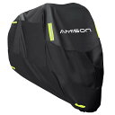 Aison バイクカバー 300D厚手 二重塗装 防水 紫外線防止 バイク用車体カバー 盗難防止 収納バッグ付きX