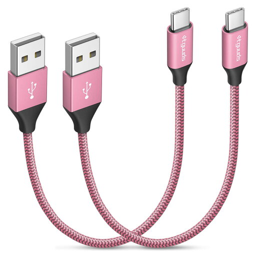 B ype ケーブルピンク/0.3/本 急速充電 Q3.0 タイプc ケーブル 30c 高速データ転送 ショット cタイプ 短い 高耐久ナイロ B ype ケーブルピンク/0.3/本 急速充電 Q3.0 タイプc ケーブル 30c 高速データ転送 ショット cタイプ 短い 高耐久ナイロ