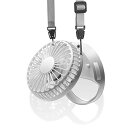HandFan ハンディファン 携帯扇風機 小型 扇風機 ハンディ 手持ち扇風機一台4役 手持ち/首掛け/壁掛け/卓上扇風機 3段階風量調節 1