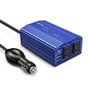 BEEK インバーター シガーソケット コンセント 300W D1VをA100Vに変換 Bポート搭載 1V車専用 カーインバーター 車載用インバ