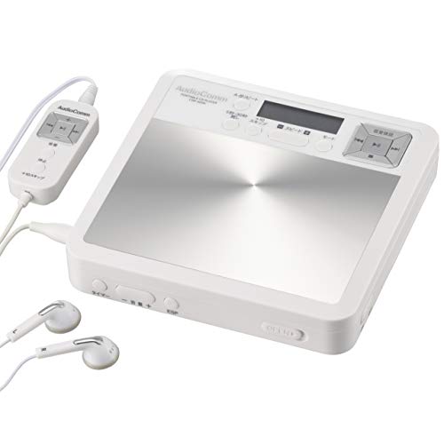 オームOHM 電機 Adioo 語学学習用ポータブルDプレーヤー ホワイト D500N 03730