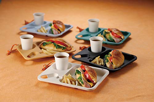 La chic ラ・シックのキャプテンスタッグAA AG テーブルウェア プレート 皿 食器 ランチプレートスクエア 幅6×奥行0×高さ.5c ナチュラル AKEFBER｜アングル2