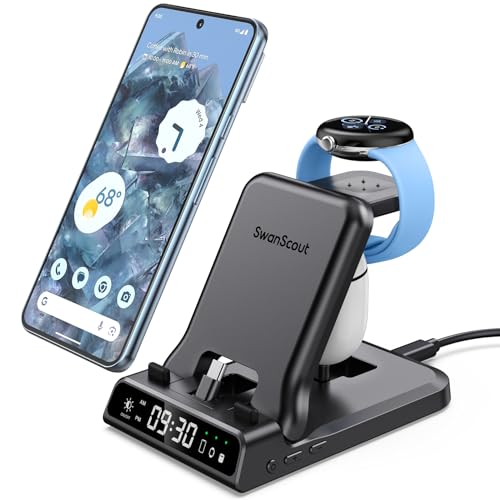 Goole ixel Watch 3/対応 3in1充電スタンド、 701G、折りたたみ式 5W 急速充電器、Goole ixel 9 ro X Goole ixel Watch 3/対応 3in1充電スタンド、 701G、折りたたみ式 5W 急速充電器、Goole ixel 9 ro X